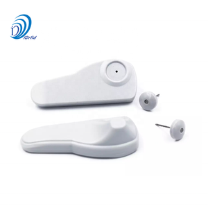 بطاقة أمان من أكريلونتريل بوتادين ستايرين ، تردد مزدوج, علامة أمان من نوع (ABS) ضد الماء ، تردد 58 كيلوهرتز + 900 ميجا هرتز ، علامة أمان UHF RFID ، لمحلات الملابس ، مقاومة للسرقة ، الإدارة - Product Image 2