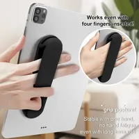 Sangle de maintien en silicone pour tablette, support antidérapant pour téléphone, dragonne universelle pour iPad, iPhone et appareils Android