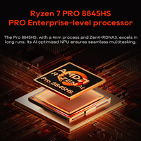 Servidor NAS Personalizado con Pantalla Personalizada y AMD 8845HS para Oficina Corporativa, Nuevo Almacenamiento en Red NAS, Copia de Seguridad de Archivos, Almacenamiento NAS