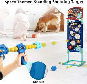 Brinquedos de Armas de Espuma 2pk, Alvo de Tiro em Pé com Cesta & 24 Bolas de Espuma & 6 Sacos de Feijão & 2 Mini Bolas - Product Image 5