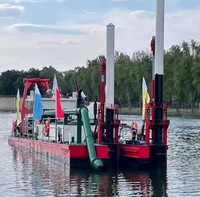 Dragueur à aspiration jet haute capacité personnalisé, propulsé au diesel, avec certificat CE, moteur à boîte de vitesses, faible taux de défaillance, pour l'aspiration de sable