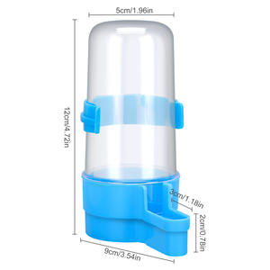 Bebedero Automático <span class=keywords><strong>para</strong></span> Pájaros, Alimentador de Alimentos, Jaula <span class=keywords><strong>para</strong></span> Pájaros y <span class=keywords><strong>Loros</strong></span>, Accesorio de Plástico PP, Forma de Botella, Taza de Agua, Caja de Comida <span class=keywords><strong>para</strong></span> Pájaros - Product Image 6