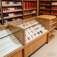 Vitrine de présentation de cigarettes personnalisable, présentoir de cigarettes pour supermarché et station-service, conforme aux exigences de la vente au détail
