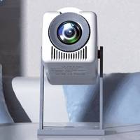 Mini Proyector Portátil Ruidaze K300 720P 120 Pulgadas 200 Lúmenes 360° con Giro, Android 14, WiFi 6, Altavoces Integrados, Cine en Casa, Exterior