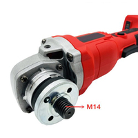 Meuleuse de vitesse d'angle électrique sans fil 18v 220v sur batterie 100mm 120mm pour Coofix alimenté par des batteries lithium-ion 18v