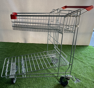 तह भारी शुल्क रसद गोदाम डेक ट्राली कार्गो गोदाम ट्रक धातु ले जाने ट्राली - Product Image 2