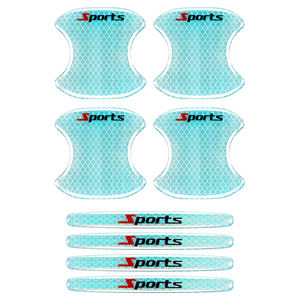 8 Uds. Pegatinas reflectantes autoadhesivas para <span class=keywords><strong>coche</strong></span>, Universal manija de <span class=keywords><strong>puerta</strong></span>, cubierta protectora contra arañazos, <span class=keywords><strong>protector</strong></span> de pintura para <span class=keywords><strong>puerta</strong></span> de <span class=keywords><strong>coche</strong></span> - Product Image 1