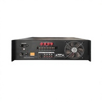 Amplificador PA de Alta Potencia para Montaje en Rack con Entradas MIC, LINE, USB y SD para Sistemas de Sonido Comerciales