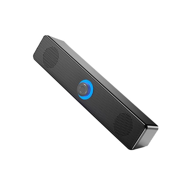 New Technology Hifi Desktop Long Strip Audio Computer Subwoofer Usb Knob  Woofer Speaker