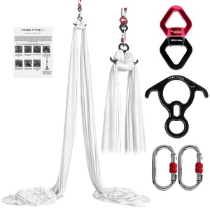 Set di Seta Colorata per Yoga Aereo 10,9 Iarde/10M in Nylon per Esercizi Fitness - Product Image 2