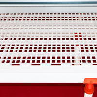 Plancher en plastique à lattes de haute qualité pour élevage avicole, plancher durable pour poulets, planche à lattes anti-fuite pour engrais pour poulets de chair, reproducteurs et pondeuses