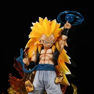 Figura de Colección de Anime, Modelo de Personaje de Dibujos Animados, Estatua de PVC de 22 cm, Figura Grande de Dragón <span class=keywords><strong>Gotenks</strong></span> - Product Image 1