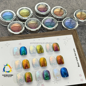 <span class=keywords><strong>Poudre</strong></span> de chrome clair pour nail art <span class=keywords><strong>et</strong></span> artisanat en résine de qualité professionnelle, effet miroir, pigment holographique, <span class=keywords><strong>poudre</strong></span> changeante - Product Image 2