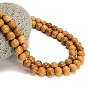 Factory Wholesale 6 8 10mm Round Wooden <strong>Loose</strong> <strong>Beads</strong> Strand Wenge Violet Blackwood <strong>Sandalwood</strong> <strong>Beads</strong> for Jewelry Making Wood <strong>Beads</strong> - Product Image 3