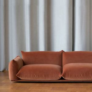 Sofá blanco <span class=keywords><strong>de</strong></span> doble combinación para sala <span class=keywords><strong>de</strong></span> estar, moderno y contraído, familia pequeña <span class=keywords><strong>de</strong></span> Europa del Norte, tela <span class=keywords><strong>de</strong></span> <span class=keywords><strong>Ciencia</strong></span> y Tecnología - Product Image 2