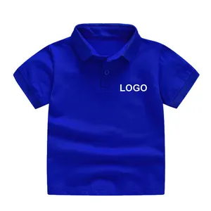 Fabriek Verkoop Kinderen Kleding Zomer Kids Korte Mouw Print Jongens Hoge Kwaliteit Goedkope Katoenen T Shirts Custom Poloshirts