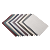 Papier peint PVC texturé moderne Fumeng, ignifuge, imperméable, facile à nettoyer, résistant à l'humidité, texture tissée subtile, pour divertissement