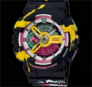 ساعة يد عصرية للجنسين من ماركة رائدة، شاحن لاسلكي لنظام iOS، شاشة LCD، منبه، مقياس تسارع، علبة بلاستيكية، ساعة رياضية كاجوال - Product Image 1