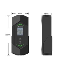 Promo Panas Charger EV Portabel 11kW Tipe 2 AC untuk Rumah 3 Fasa Dapat Diatur Stasiun Pengisian Kendaraan Listrik Baru Proteksi IP65
