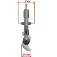 Moteur Électrique de Pêche à la Traîne Étanche 44 lb pour Kayak, Planche à Pagaie et Bateau