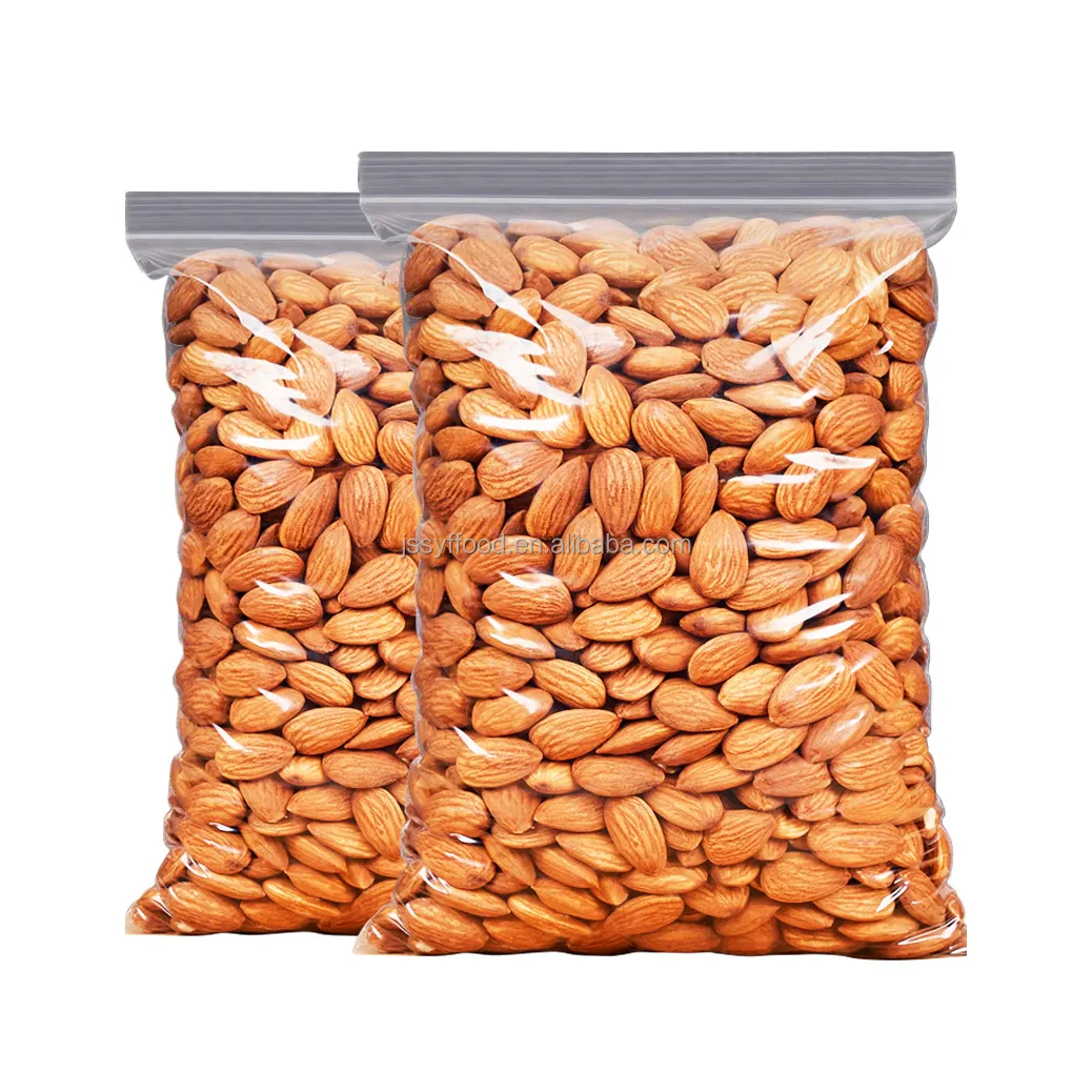 Kualitas Tinggi Kacang Almond Amerika OEM Grosir Makanan Ringan Sehat Kacang Almond Organik