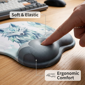 Tapis de souris personnalisés avec impression de filles sexy aux gros seins, tapis de souris en gel de silicone 3D avec photo de dessin animé mignon, tapis de souris avec base antidérapante - Product Image 3
