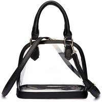 Sac à bandoulière transparent en PVC imperméable personnalisé pour femmes, idéal pour les voyages