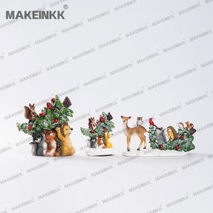 अनुकूलन योग्य पॉलीरेसिन नेतृत्व-रोशनी एनिमेटेड नृशंस दृश्य प्रतिमा धार्मिक राल क्रिसमस की सजावट हस्तनिर्मित रचनात्मकता सेट - Product Image 6