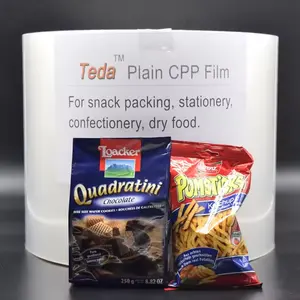 Gıda otomatik paketleme yumuşatma plastik film hammadde BOPP/CPP/PE kompozit plastik film gıda ambalaj için
