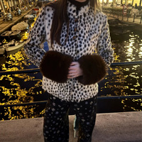 Nouveau Manteau de Maternité Slim pour Femme 2026, Style Européen et Américain, en Fausse Fourrure, avec Taille Cintrée, Col Montant Contrastant