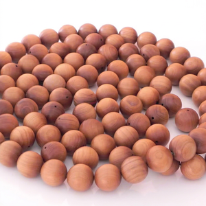 Sandalwood Healing Mala <b>Bracelet</b> Natural Wooden Beads <b>Sweet</b> Woody Fragrance Riddhi Siddhi Brand Chakra Balancing Mindfulness - Product Image 1