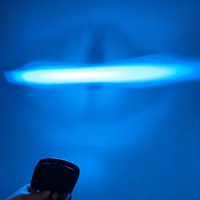 Nouvelle Lampe de Zone de Sécurité LED Rouge Bleu 2,4 Pouces Étanche IP67 pour Chariot Élévateur, Faisceau de Ligne 1000LM, Lampe de Limite de Limiteur Virtuel pour Entrepôt