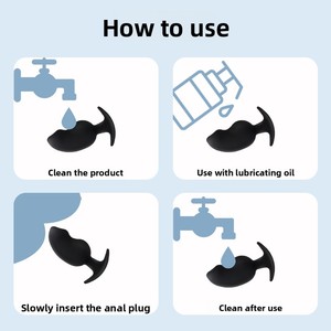 Tapón <span class=keywords><strong>Anal</strong></span> de Silicona SEXBAY, 5 Tamaños, Diseño de Ancla, Base para Juguete Sexual <span class=keywords><strong>Anal</strong></span>, Estimulación de Ano, Consolador, Juguetes Sexuales para Adultos - Product Image 6