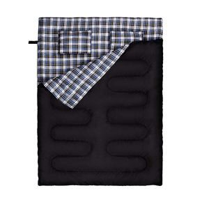 Tùy Chỉnh Phổ Biến Hai Lớp Chống-Cắn Zip Nước Nóng Xách Tay Semi-Hình Chữ Nhật Cắm Trại Túi Ngủ Cotton Giang Tô OEM Người Lớn - Product Image 4