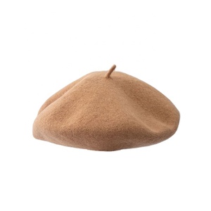 Boina <span class=keywords><strong>de</strong></span> <span class=keywords><strong>lana</strong></span> a la moda para mujer y niña, <span class=keywords><strong>gorro</strong></span> <span class=keywords><strong>de</strong></span> boina francesa, <span class=keywords><strong>gorro</strong></span> <span class=keywords><strong>de</strong></span> Color sólido - Product Image 1