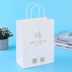 Custom Eco Friendly <b>Biodegradable</b> Brown Fast Food to Go Delivery Paperbag Restaurant Takeout <b>Packaging</b> Take Away Kraft Paper Bag - Product Image 2