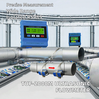 Débitmètre ultrasonique numérique modulaire TUF-2000M avec transducteurs TS-2, TM-1, TL-1 en option, plage de mesure DN15-6000mm, testeur de vitesse d'eau
