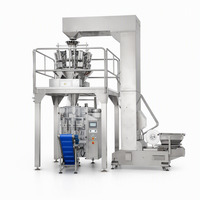 Machine d'emballage multifonctionnelle automatique à plusieurs têtes pour le pesage et le conditionnement de grains de café, de fèves de chocolat, de sachets en plastique/papier