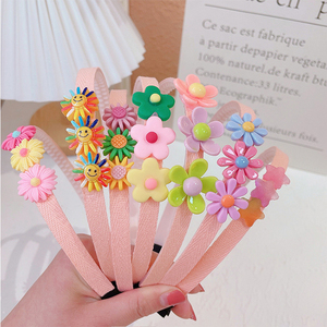 Accesorios para el cabello para niños linda princesa diadema bebé <span class=keywords><strong>flor</strong></span> clip de pelo para niña sombreros antideslizantes - Product Image 2