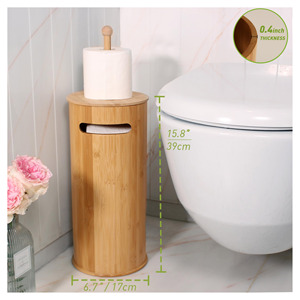 <span class=keywords><strong>Porta</strong></span> <span class=keywords><strong>carta</strong></span> <span class=keywords><strong>igienica</strong></span> in bambù con coperchio <span class=keywords><strong>porta</strong></span> rotoli di <span class=keywords><strong>carta</strong></span> <span class=keywords><strong>igienica</strong></span> in bambù - Product Image 2