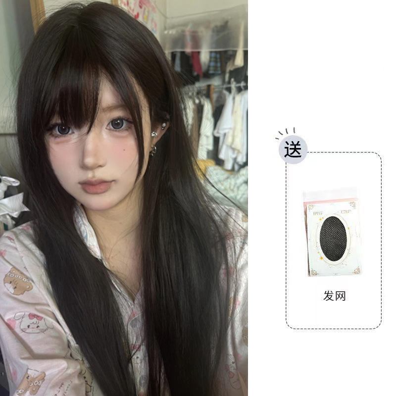 ตาข่ายคลุมผมสีดำแบบอุ่นในตัว ขนาด 60 ซม.