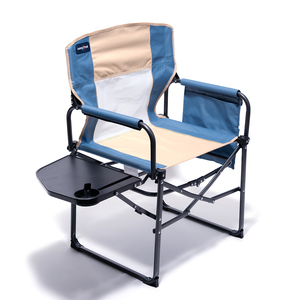 Chaise de camping pliable en Oxford 600x300D avec table latérale, portable, pour l'extérieur, fabriquée en usine, entrepôt américain - Product Image 2