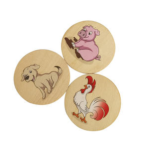 Disques circulaires en bois de bouleau découpés au laser sur mesure de 4 pouces de diamètre pour la peinture ou les projets de bricolage - Product Image 2