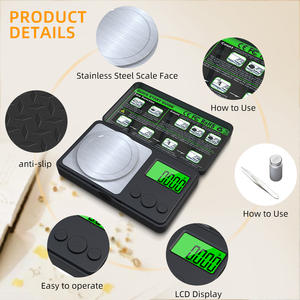 Balança Digital Mini de Bolso de Alta Precisão 50g com Display LCD Retroiluminado e Pilhas AAA 0.001g - Product Image 5