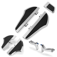 Pour Harley Davidson, ensemble de leviers de changement de vitesse talon-orteil chromés Defiance, pour modèles Touring Road King Street Glide 1980-2023