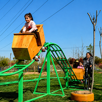 Équipement de jeu extérieur pour enfants, montagnes russes de jardin pour parcs commerciaux et projets d'attractions
