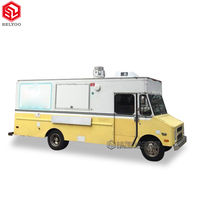 Camion de voyage de camion de nourriture personnalisé chariot à glace électrique fourgon de cuisine vintage grand camion de nourriture à vendre camionnette de boutique mobile pour l'extérieur