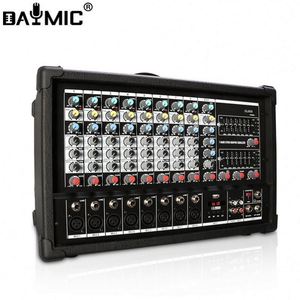 Mezclador de Audio Digital Profesional OEM de 6, 8, 10 y 12 Canales con Amplificador de Potencia para DJ, Hogar, KTV y Espectáculos - Product Image 3