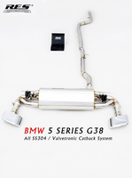 Applicable à tous les segments OLIVER pour X3 X5 X6 E90 RES Modification du tuyau d'échappement Son Wave 2012-2019 Multi-années