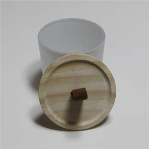 Usine personnalisée de différentes tailles, bouchons de bouteilles en bois de bambou ronds, couvercles de bocaux assortis avec couvercle de récipient en verre, couvercle de bocaux de bougies - Product Image 4